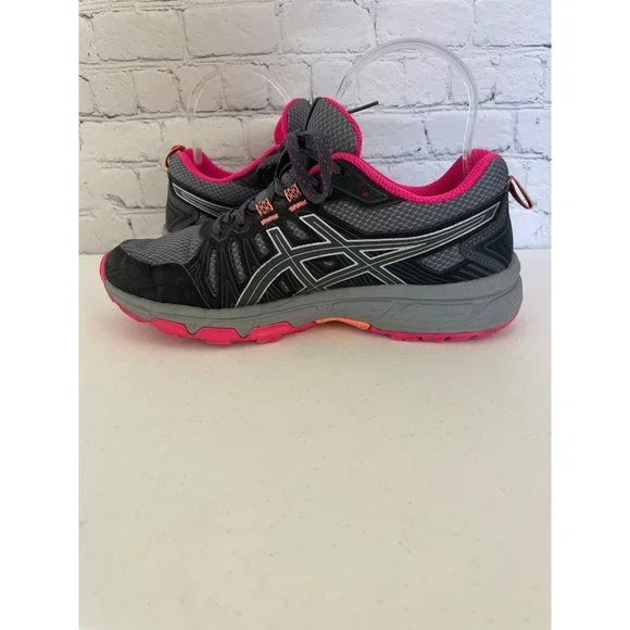 Asics Gel Venture 7 Women's running shoe size 6 gray/pink - Picture 8 of 11